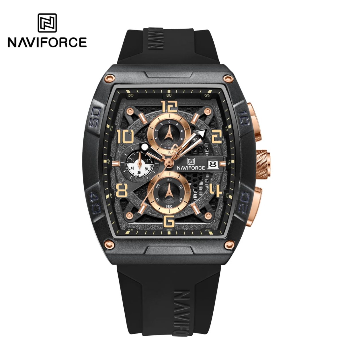 Naviforce 8052 Black Rose Chronograph Men’s Watch