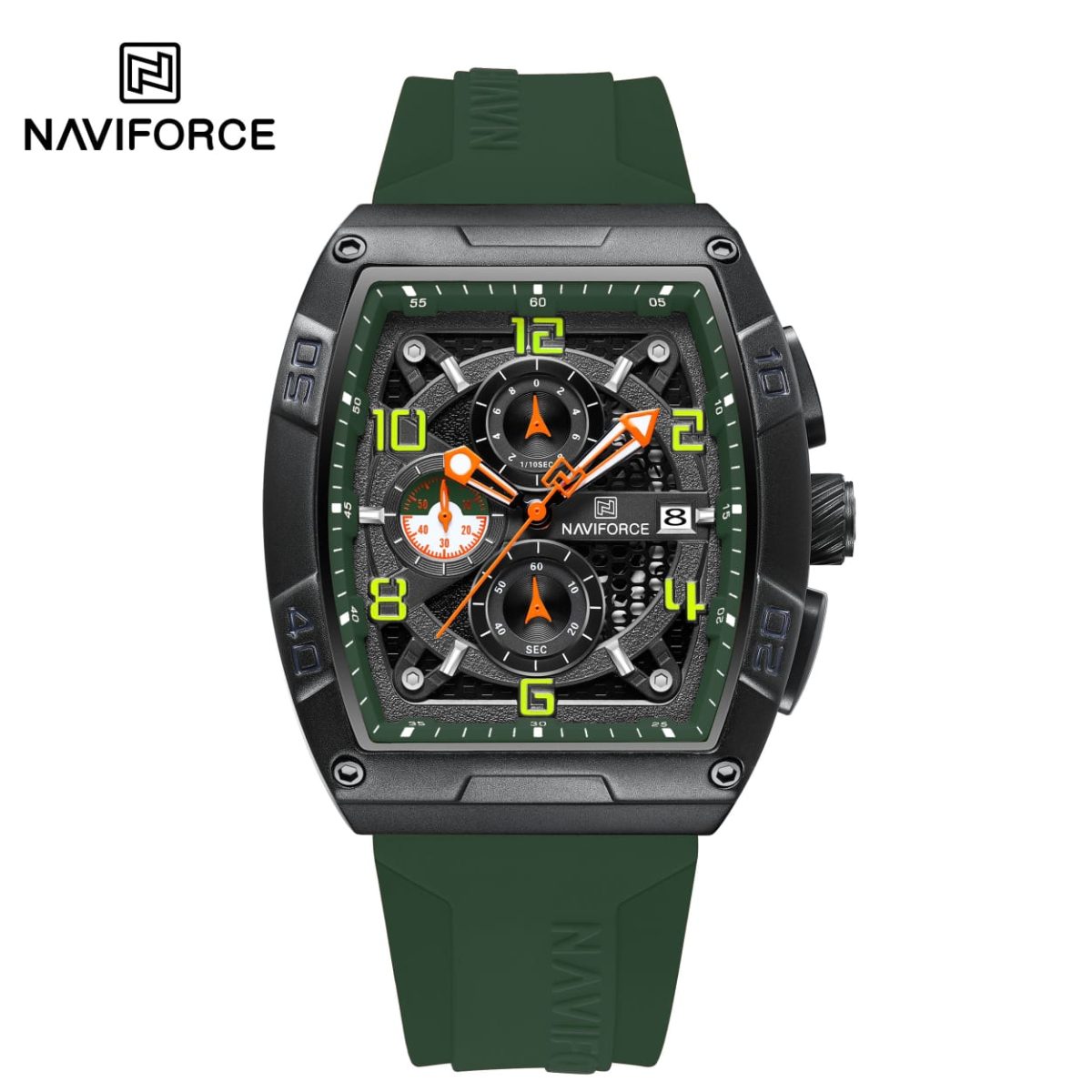 Naviforce 8052 Green Chronograph Men’s Watch
