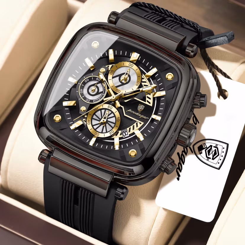 Poedagar 849 Men’s Watch – Premium Luxury Design for Modern Men Color : Black